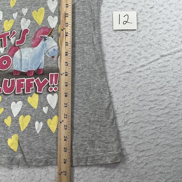 Universal Studios Women's Small Despicable Me Unicorn V Neck Graphic T Shirt NWT - Picture 8 of 12